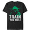 Men's Star Wars Yoda Small You are Train You Must T-Shirt