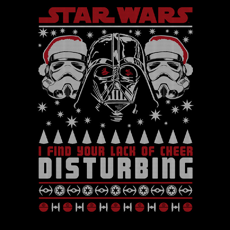 Men's Star Wars Ugly Christmas Lack Of Cheer Disturbing T-Shirt