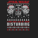 Men's Star Wars Ugly Christmas Lack of Cheer Disturbing Sweatshirt
