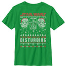 Boy's Star Wars Ugly Christmas Lack Of Cheer Disturbing T-Shirt