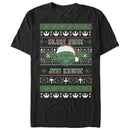 Men's Star Wars Ugly Christmas Yoda Silent Night T-Shirt