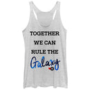 Women's Star Wars Valentine's Day Together Rule the Galaxy Racerback Tank Top