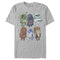 Men's Star Wars Doodle Character Grid T-Shirt