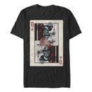 Men's Star Wars Darth Vader Death Star Playing Card T-Shirt