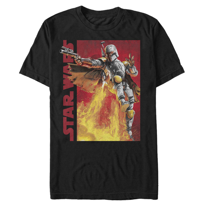 Men's Star Wars Boba Fett Rocket Launch T-Shirt