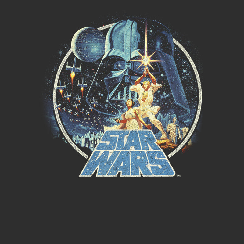 Men's Star Wars Classic Scene Circle T-Shirt