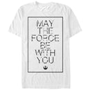 Men's Star Wars Force With You Block T-Shirt