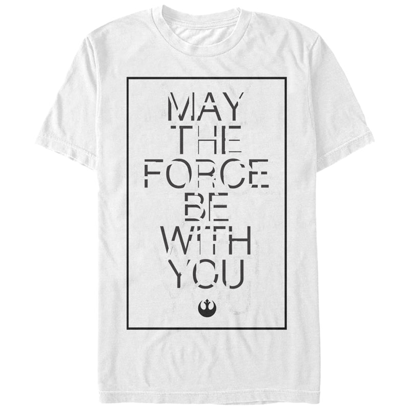 Men's Star Wars Force With You Block T-Shirt