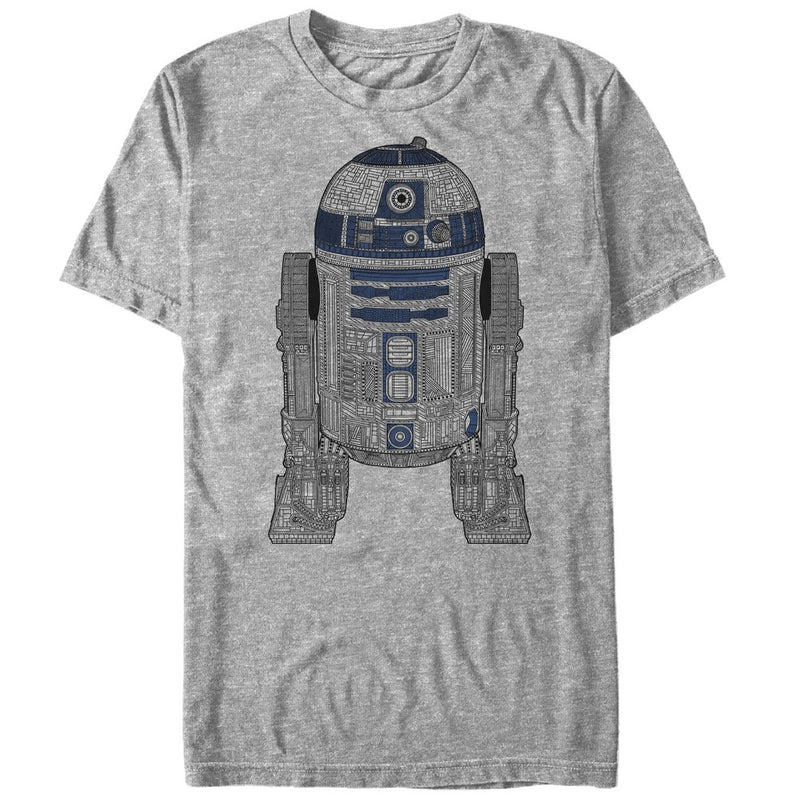 Men's Star Wars R2-D2 Henna Print T-Shirt