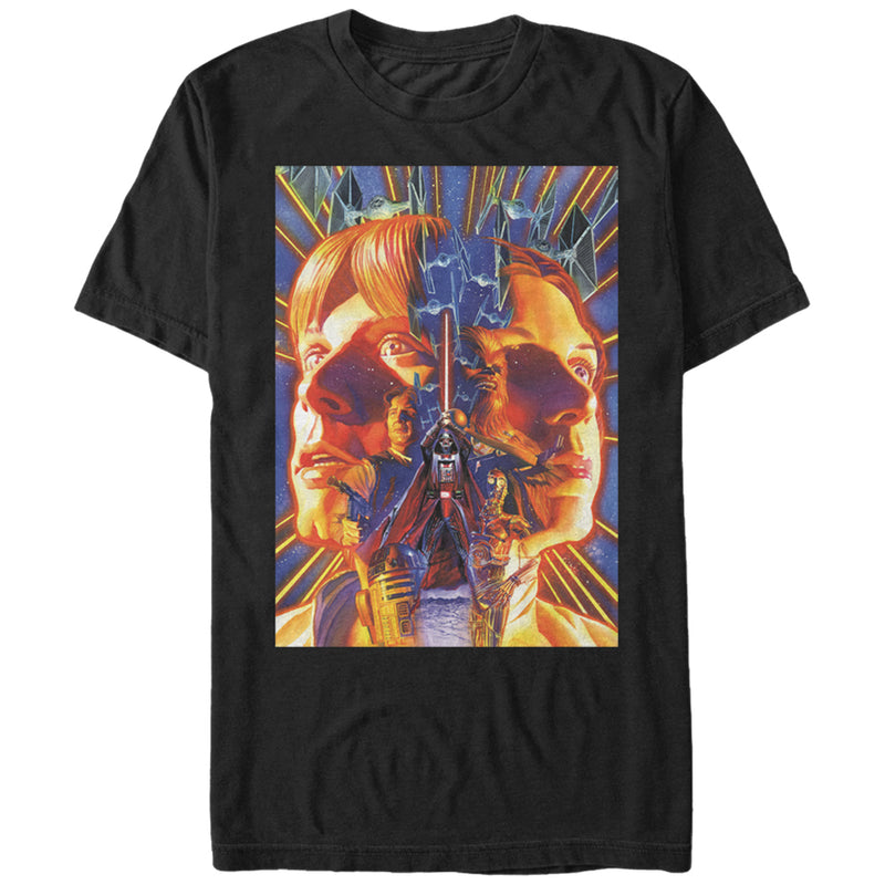 Men's Star Wars Luke and Leia Face Off T-Shirt