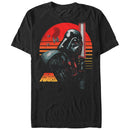 Men's Star Wars Death Star Vader Sunset T-Shirt