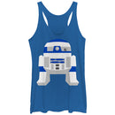 Women's Star Wars Cute Cartoon R2-D2 Racerback Tank Top