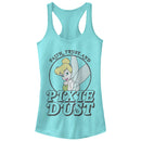 Junior's Peter Pan Tinker Bell Pixie Dust Racerback Tank Top