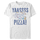 Men's Teenage Mutant Ninja Turtles Yass Pizza T-Shirt