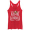 Women's Lost Gods Christmas Kiss Me Cowboy Racerback Tank Top