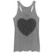 Women's Lost Gods Valentine's Day Alphabet Heart Racerback Tank Top