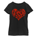 Girl's Lost Gods Valentine's Day All of Me Loves All of You T-Shirt