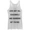 Women's CHIN UP Love Ain't Guacamole Racerback Tank Top