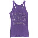 Women's CHIN UP I Promise to Love You During Basketball Season Racerback Tank Top