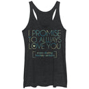 Women's CHIN UP I Promise to Love You During Hockey Season Racerback Tank Top