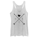 Women's CHIN UP Mom Crossed Arrows Racerback Tank Top