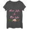 Women's CHIN UP Mom Life is the Life Scoop Neck