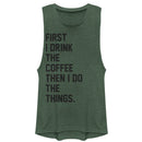 Junior's CHIN UP First Coffee Then Things Festival Muscle Tee