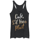 Women's CHIN UP Cafe S'il Vous Plait Racerback Tank Top