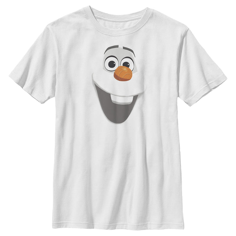Boy's Frozen Olaf Face T-Shirt