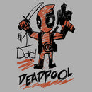 Men's Marvel Deadpool Number One Dad T-Shirt