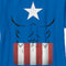 Boy's Marvel Captain America Muscles Suit T-Shirt