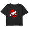 Girl's Marvel Christmas Spider-Man Santa Hat T-Shirt