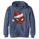 Boy's Marvel Christmas Spider-Man Santa Hat Pull Over Hoodie