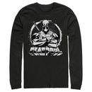 Men's Marvel Deadpool Chrome Pose Long Sleeve Shirt