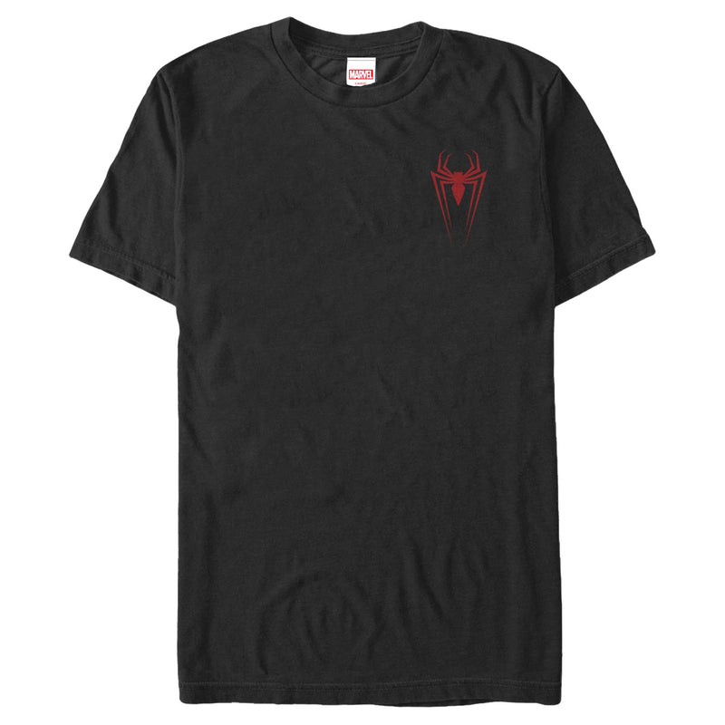 Men's Marvel Spider Front Pocket T-Shirt