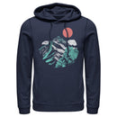 Men's Lost Gods Neon Landscape Pull Over Hoodie