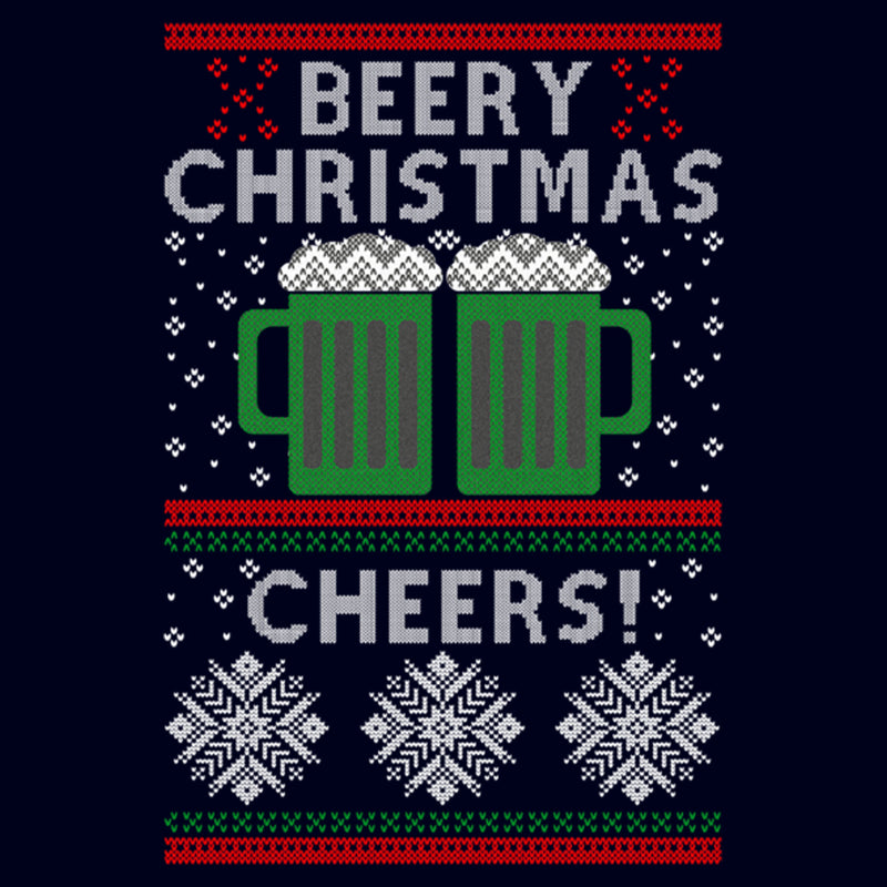 Men's Lost Gods Ugly Sweater Christmas Cheers T-Shirt