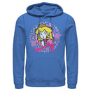 Men's Nintendo Christmas Princess Peach Ornate Pull Over Hoodie