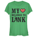 Junior's Nintendo My Heart Belongs to Link T-Shirt