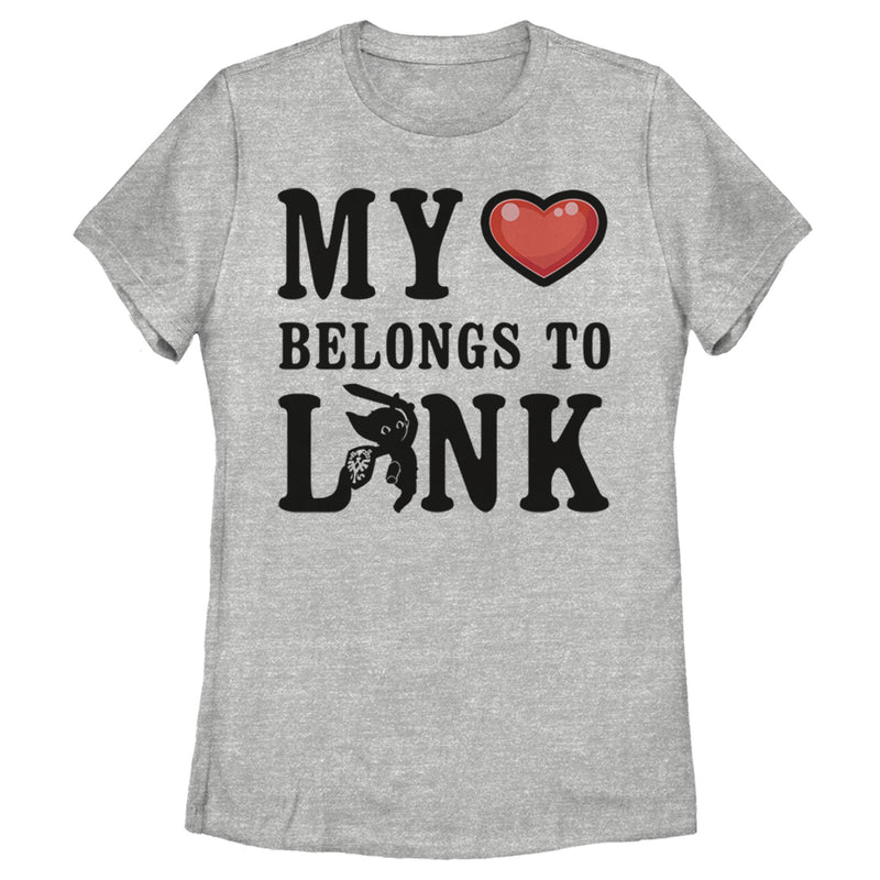 Women's Nintendo My Heart Belongs to Link T-Shirt