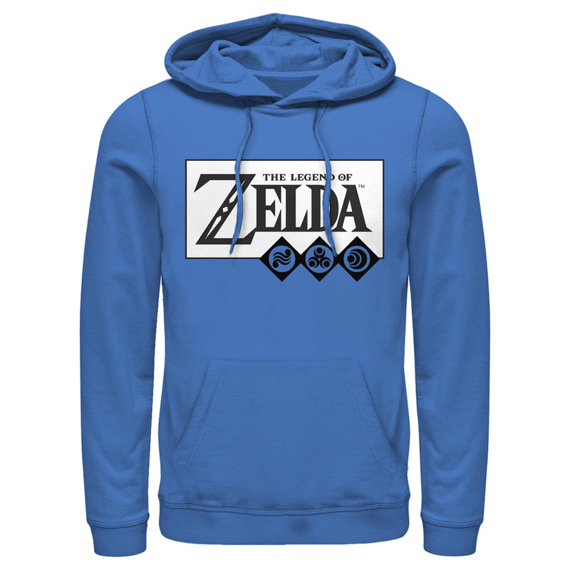 Men's Nintendo Logo Emblems Pull Over Hoodie