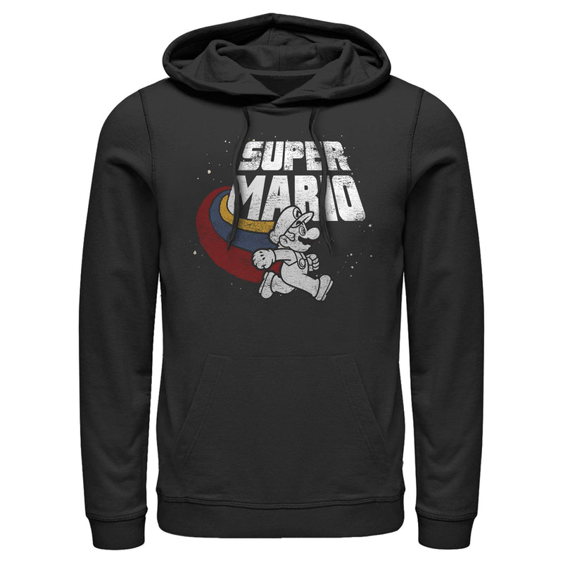 Men's Nintendo Retro Walk Distressed Pull Over Hoodie