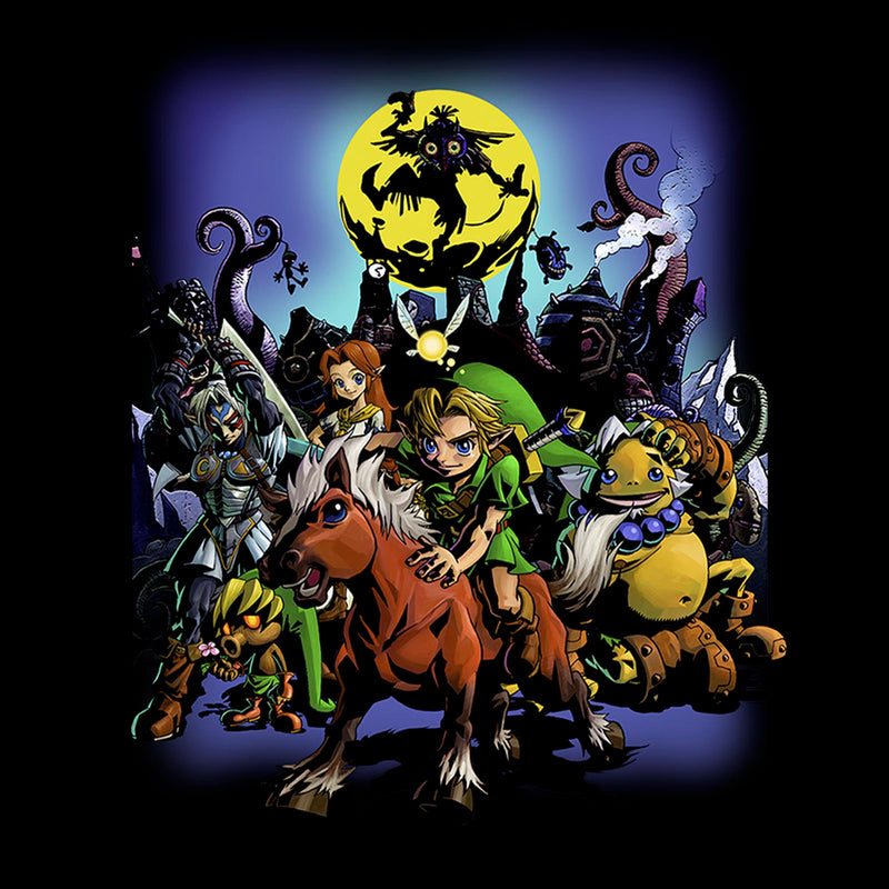 Boy's Nintendo The Legend of Zelda Majora's Mask 3D Poster T-Shirt