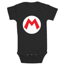 Infant's Nintendo Mario Circle Icon Onesie