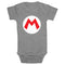 Infant's Nintendo Mario Circle Icon Onesie