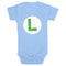 Infant's Nintendo Luigi Circle Icon Onesie