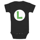 Infant's Nintendo Luigi Circle Icon Onesie