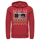 Men's Nintendo Ugly Christmas Sweater Print Keep It Classic Pull Over Hoodie