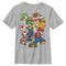 Boy's Nintendo Super Mario Team Poster T-Shirt