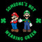 Boy's Nintendo Super and Luigi St. Patrick's Day Not Wearing Green Pull Over Hoodie